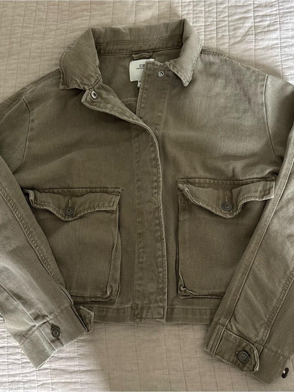 Thread & Supply khaki green jacket